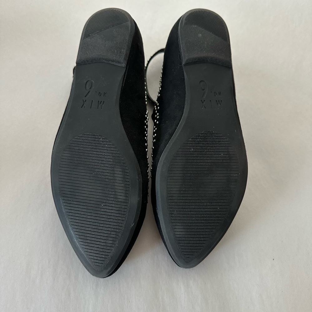 Mix no.6 black beaded ankle strap dress shoes. Size 6.5 - Picture 3 of 5